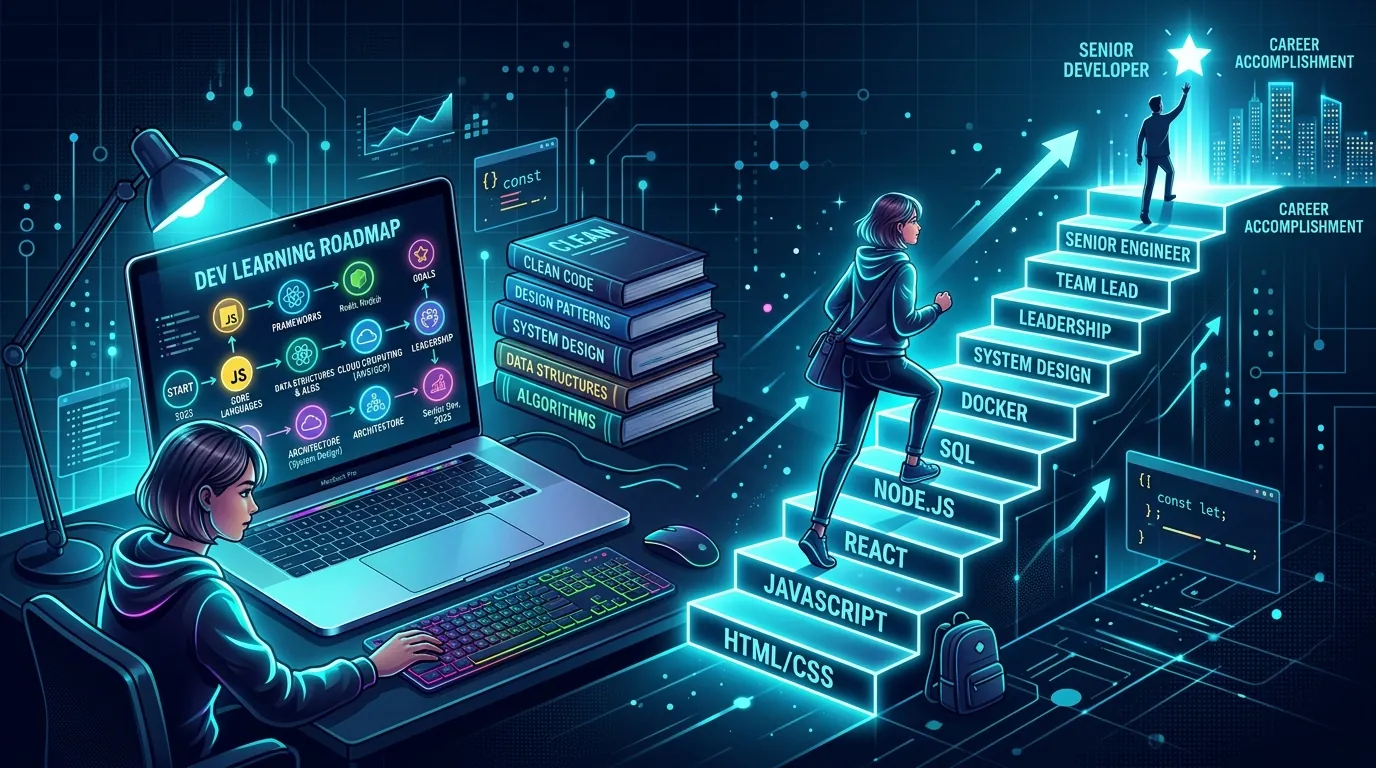 Developer career roadmap and structured programming skill progression